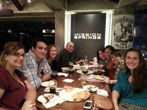 Customers enjoying themselves at the Springs Tap House in South Korea.