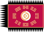 The flag of the king of the Joseon Dynasty